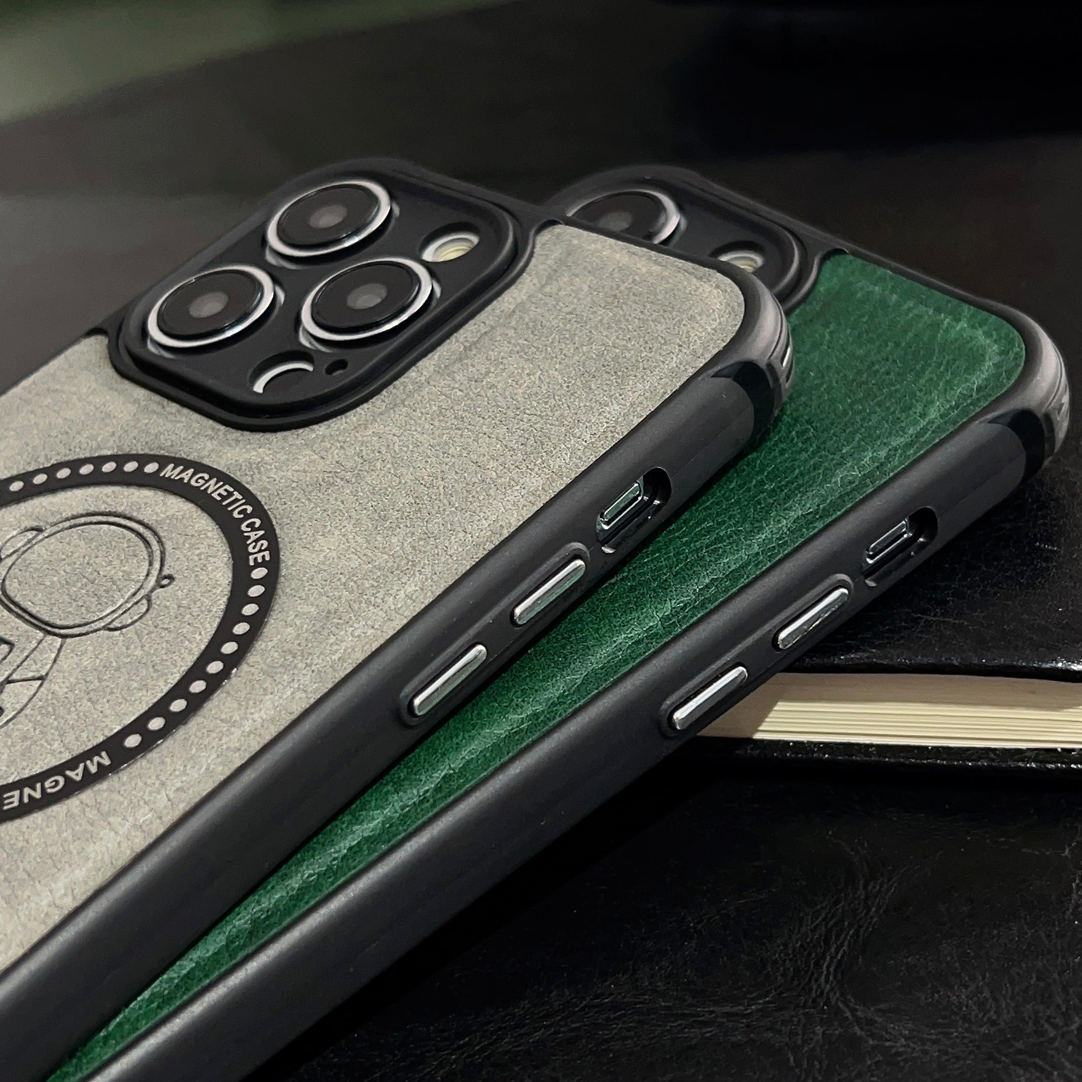 Magnetic Phone Case for iPhone 13 Pro Max 6.7 inch Compatible with MagSafe PU Leather Coated TPU PC Astronaut Pattern Imprinted Cover Magnetic Phone Case for iPhone 13 Pro Max 6.7 inch Compatible with MagSafe PU Leather Coated TPU PC Astronaut Pattern Imprinted Cover